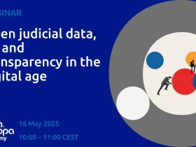 Recording webinar 'Open judicial data, AI, and transparency in the digital age'